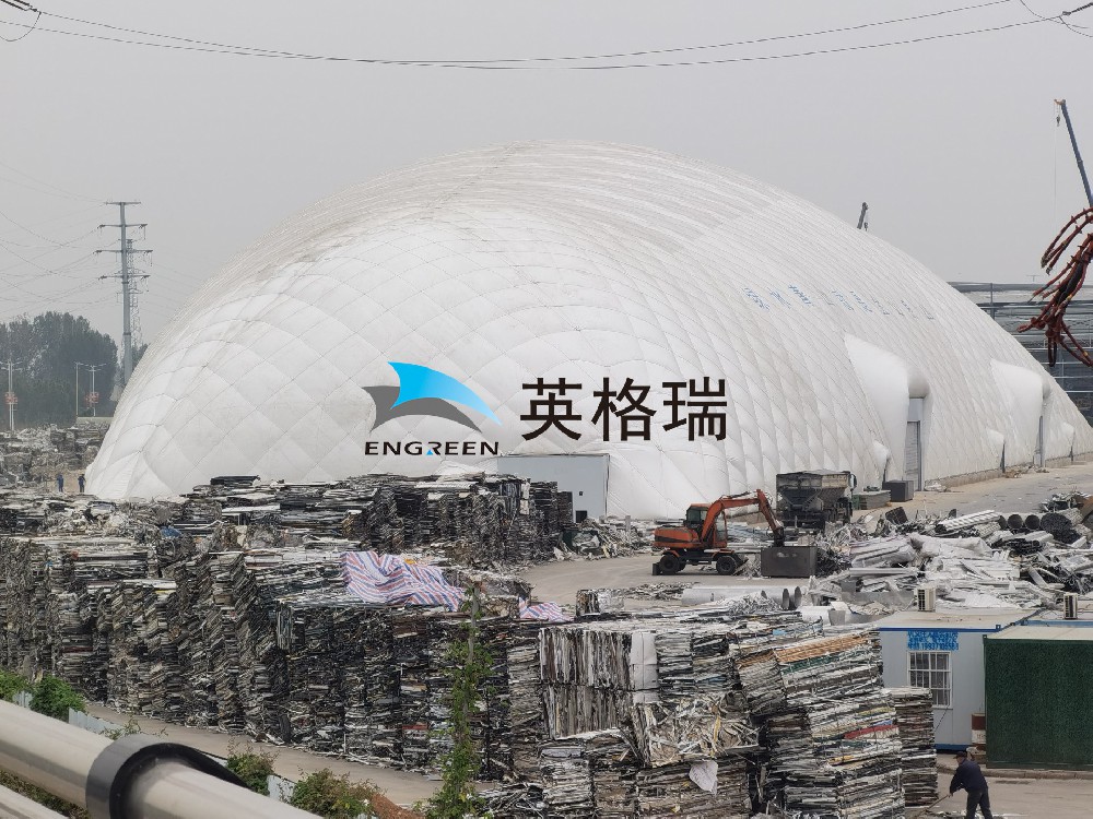 快速搭建、節(jié)能環(huán)保的物流解決方案丨氣膜倉庫